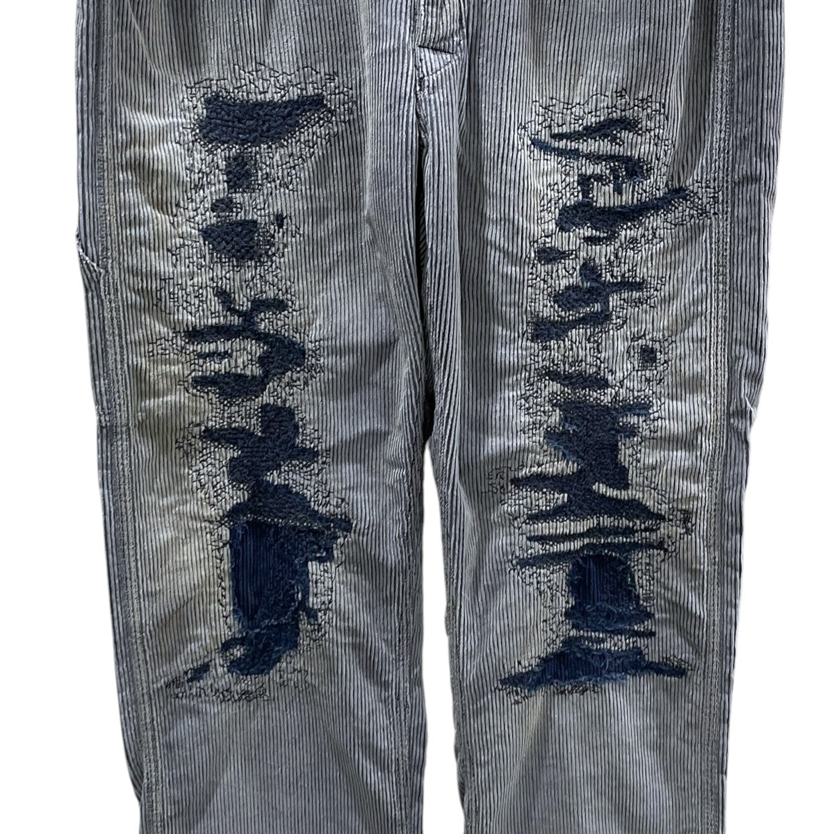 トレートフィット ディストレスト コーデュロイパンツ Straight Fit Distressed Corduroy Pant 782972009001