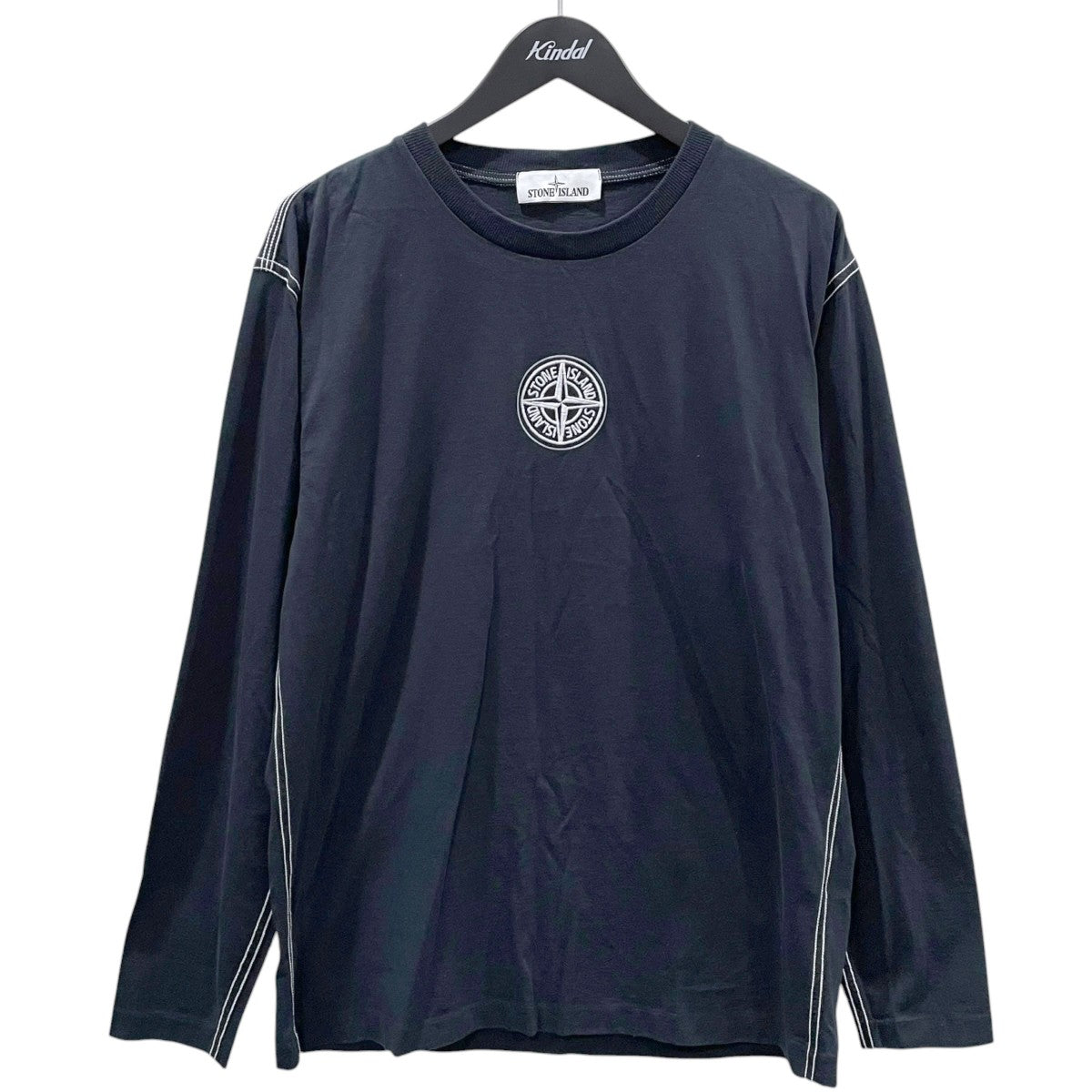 STONE ISLAND 21AW 長袖カットソー COTTON JERSEY ’ULTRA INSTITUTIONAL TWO’ PRINT 751520793 古着・中古-1枚目のアイテム画像