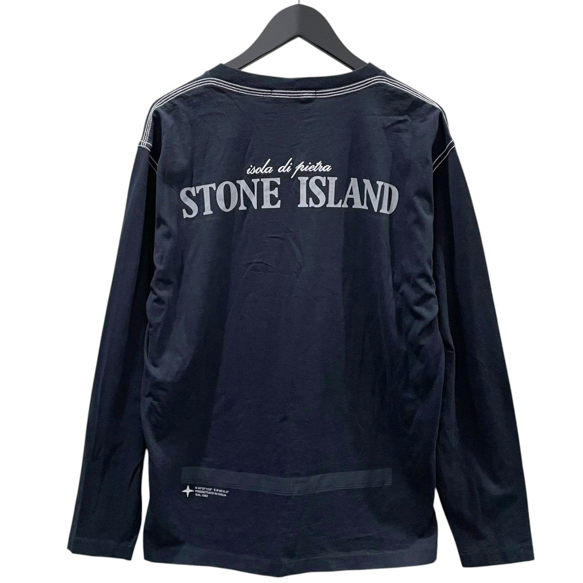 STONE ISLAND 21AW 長袖カットソー COTTON JERSEY ’ULTRA INSTITUTIONAL TWO’ PRINT 751520793 古着・中古-2枚目のアイテム画像