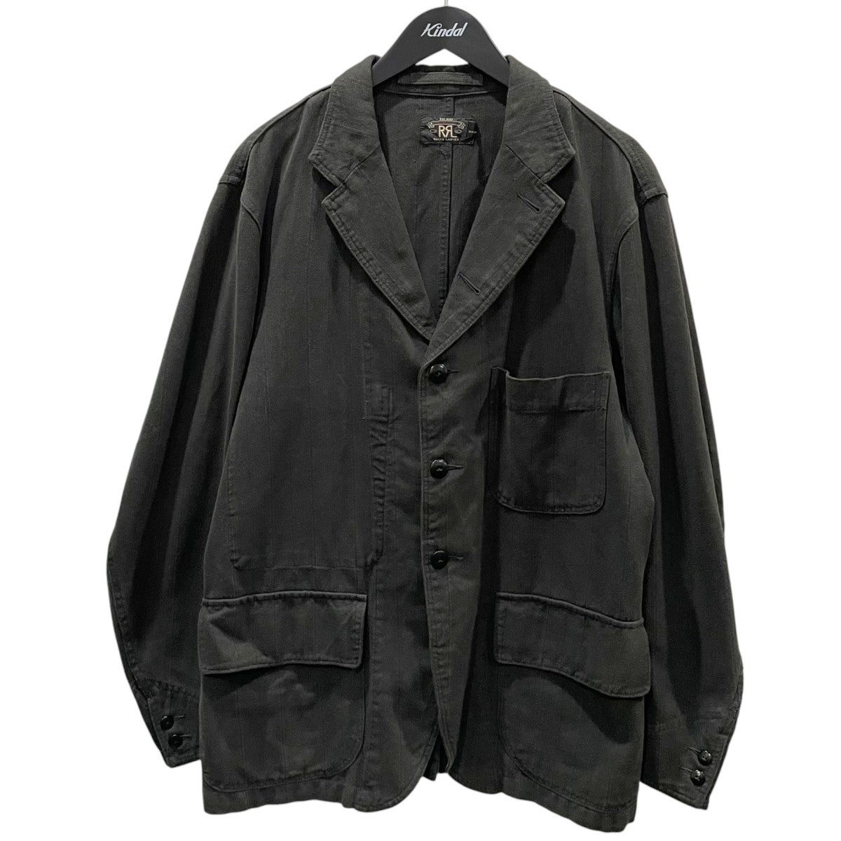RRL ストライプ柄3Bジャケット 古着・中古-1枚目のアイテム画像