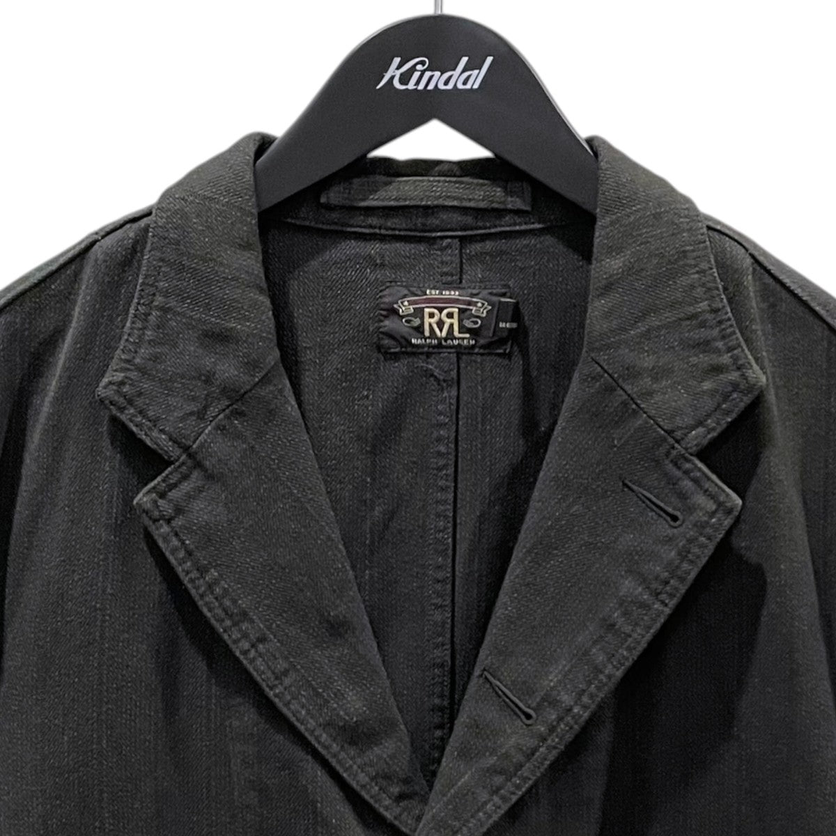 RRL ストライプ柄3Bジャケット 古着・中古-3枚目のアイテム画像