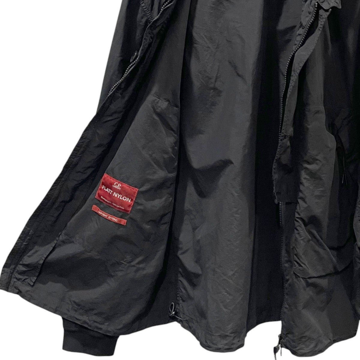C．P COMPANY フーデッドナイロンシャツ Flatt Nylon Goggle Overshirt フラットナイロン ゴーグル オーバーシャツ 16CMOS018A-005991G 古着・中古-4枚目のアイテム画像