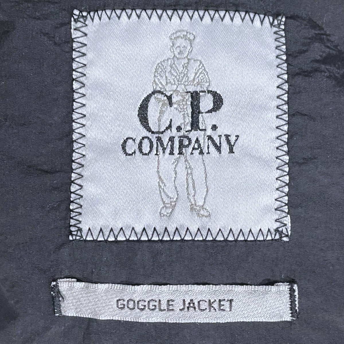 C．P COMPANY フーデッドナイロンシャツ Flatt Nylon Goggle Overshirt フラットナイロン ゴーグル オーバーシャツ 16CMOS018A-005991G 古着・中古-8枚目のアイテム画像