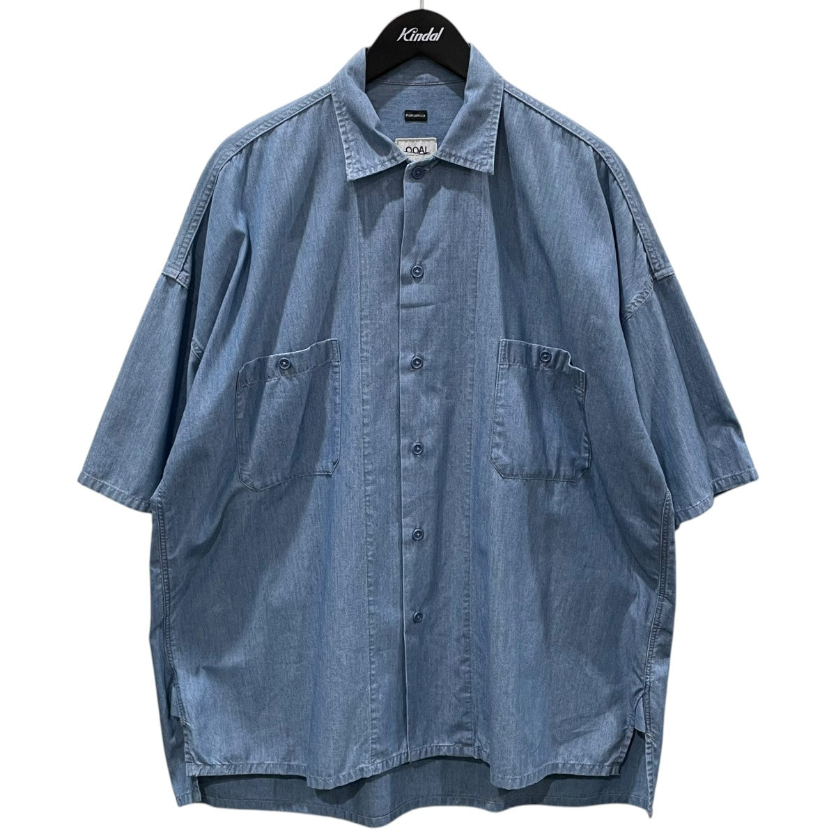 nanamica 半袖シャツ H／S Wind Chambray Shirt ハーフスリーブ ウィンド シャンブレーシャツ SUGS239 古着・中古-1枚目のアイテム画像