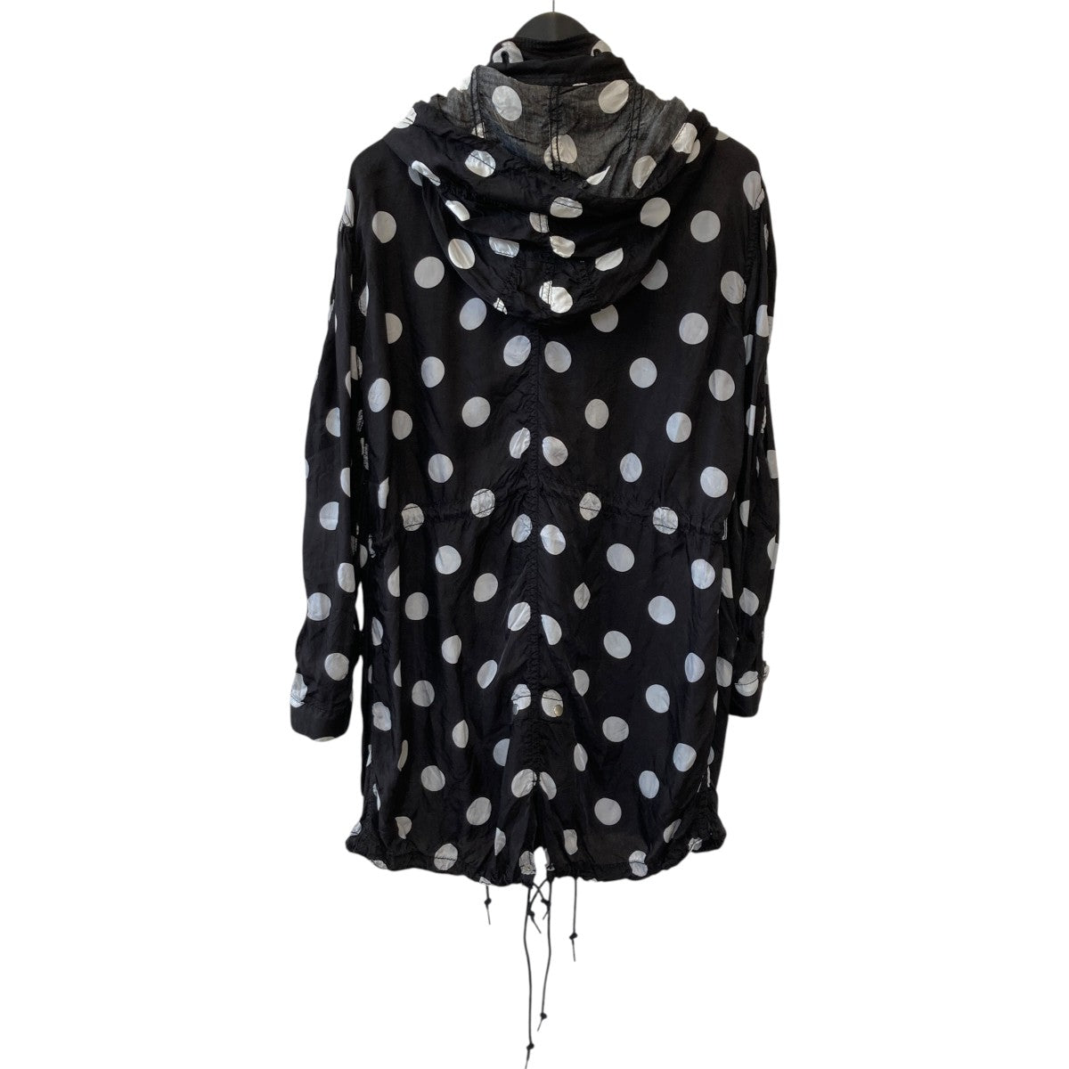 tricot COMME des GARCONS ドットフーデッドコートTO-C009 古着・中古-2枚目のアイテム画像