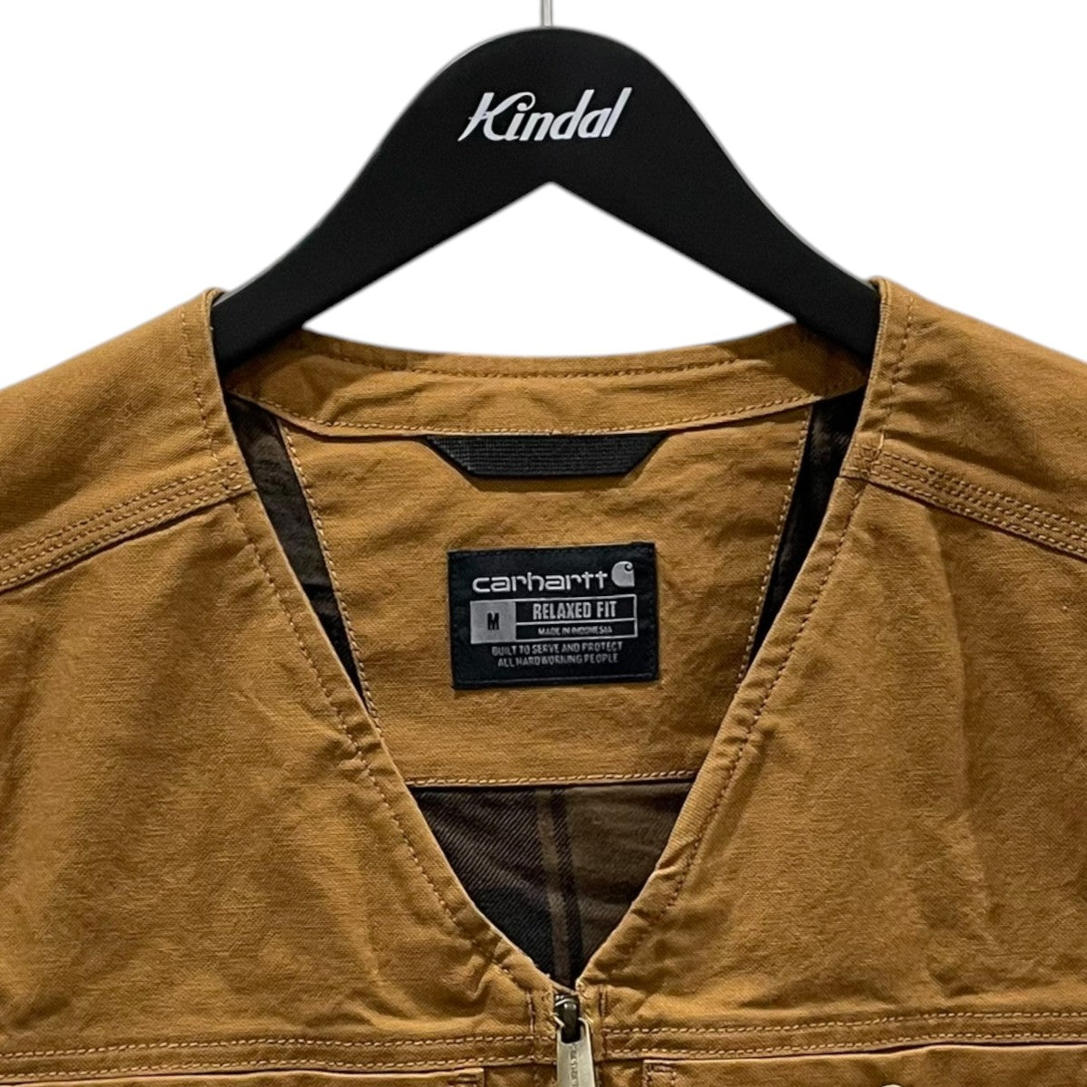 CarHartt ジップアップワークベスト Montana Duck Vest モンタナダックベスト RELAXED FIT リラックスフィット 106783 古着・中古-3枚目のアイテム画像