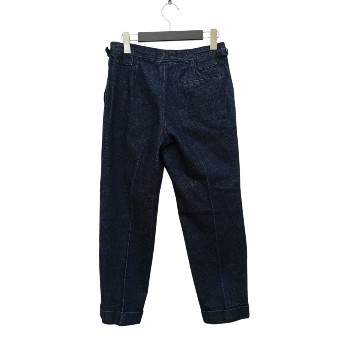 BEAMS F×IGARASHI TROUSERS 別注 デニム 2プリーツ サイドアジャスター