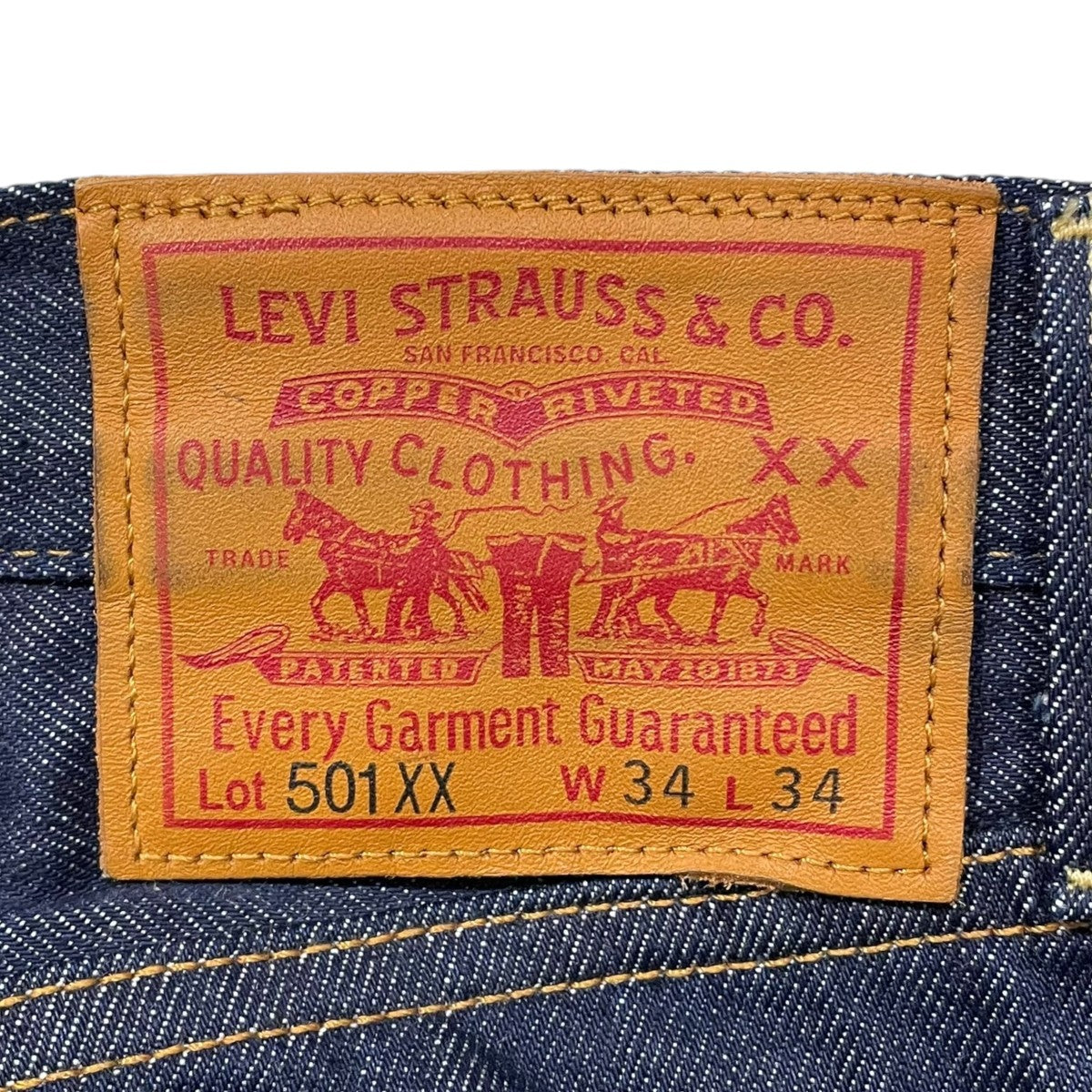 LEVI’S VINTAGE CLOTHING デニムパンツ501XX 37年モデル 日本製 BIG E 37501-0018 古着・中古-7枚目のアイテム画像