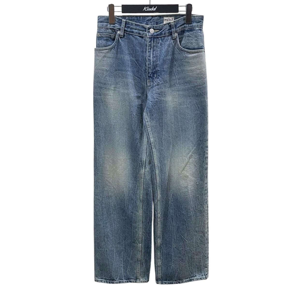 ワイドストレートフィット加工デニムパンツ RIDFORSKN リッドフォースキン