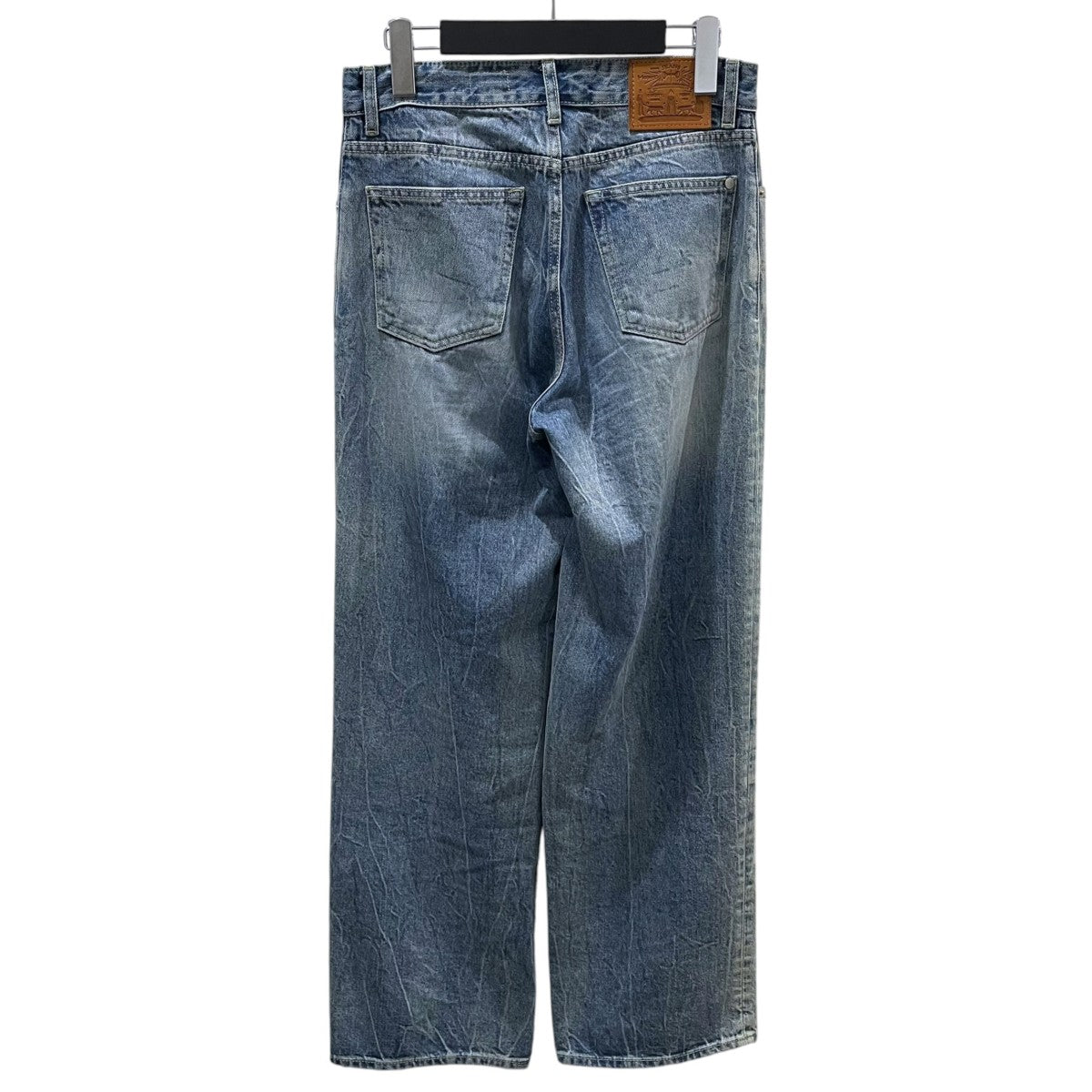 ワイドストレートフィット加工デニムパンツ RIDFORSKN リッドフォースキン