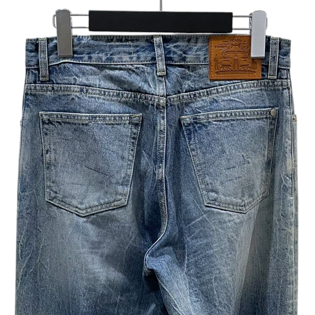 ワイドストレートフィット加工デニムパンツ RIDFORSKN リッドフォースキン