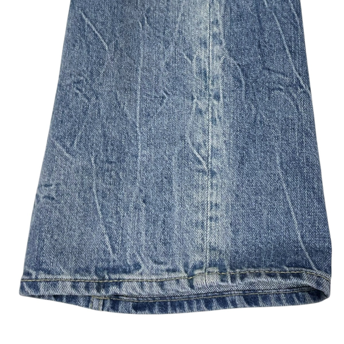 ワイドストレートフィット加工デニムパンツ RIDFORSKN リッドフォースキン