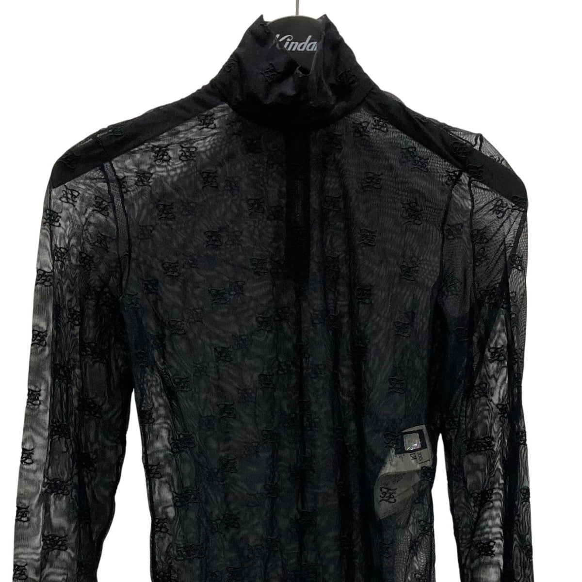 FENDI Black Tulle BodyメッシュカットソーFS7828 AHLG 古着・中古-2枚目のアイテム画像