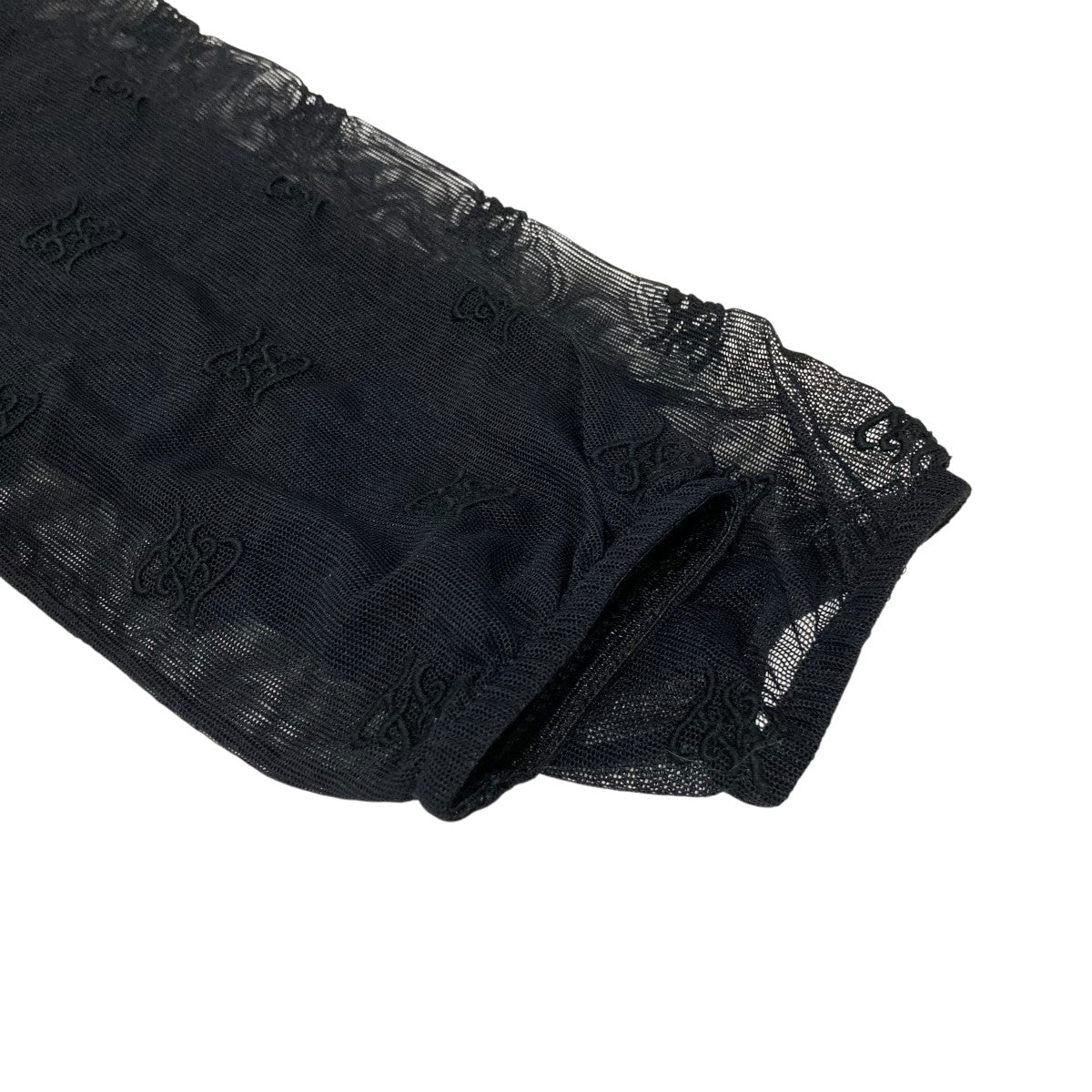 FENDI Black Tulle BodyメッシュカットソーFS7828 AHLG 古着・中古-4枚目のアイテム画像