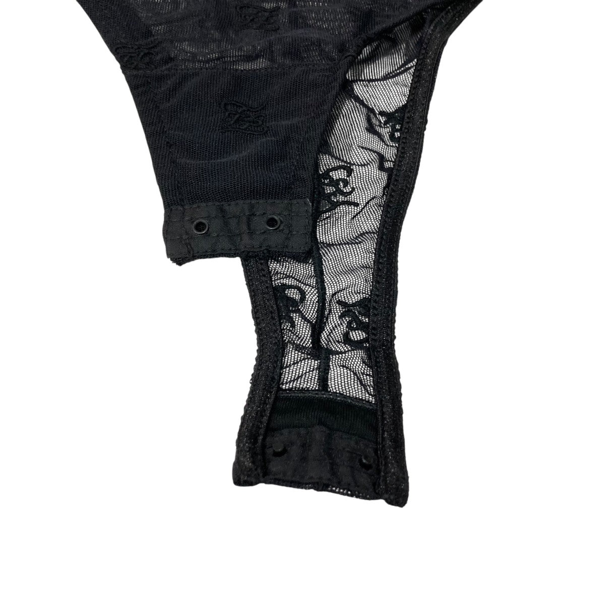 FENDI Black Tulle BodyメッシュカットソーFS7828 AHLG 古着・中古-5枚目のアイテム画像