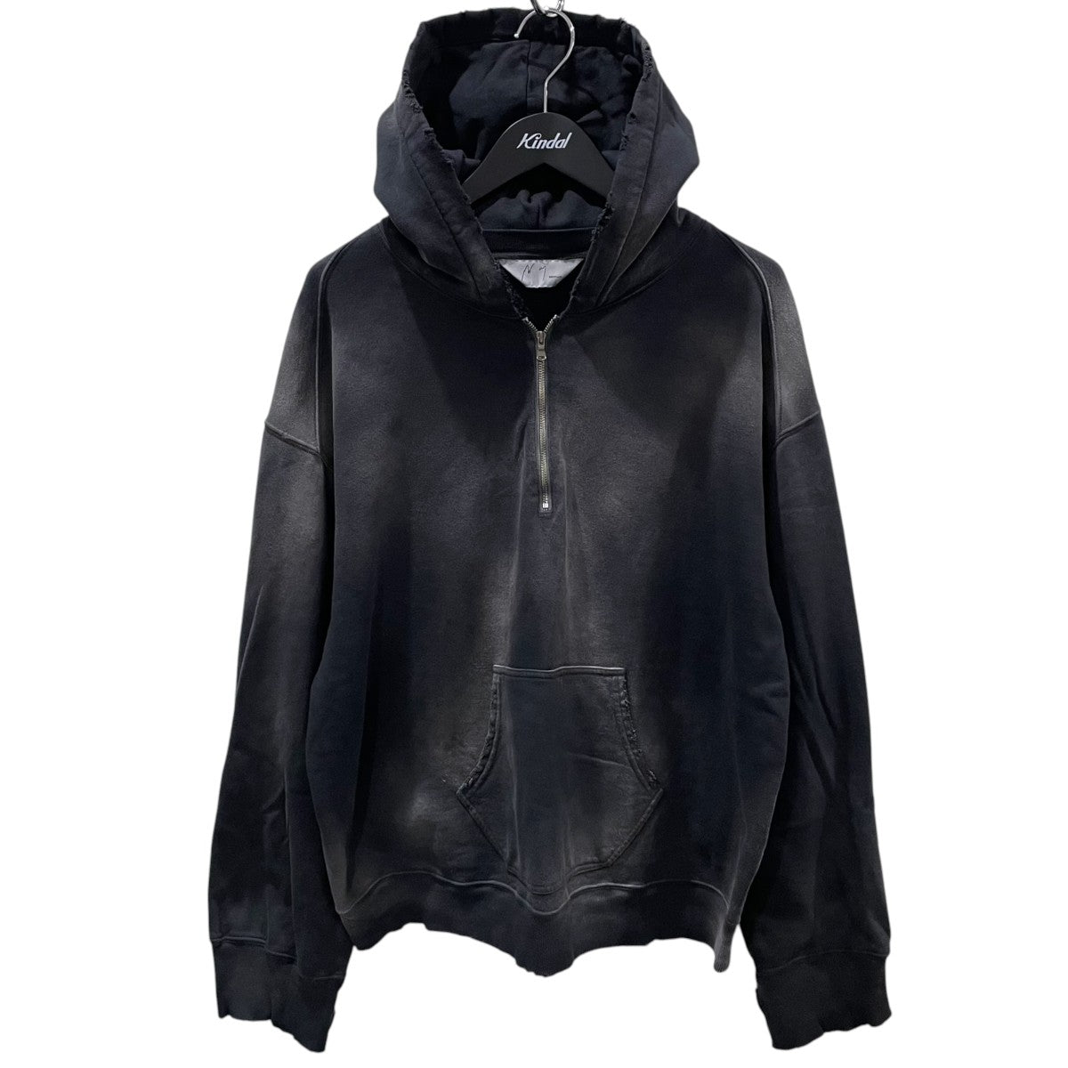 26SS 裏起毛ハーフジッププルオーバーパーカー LIGHT LOOP ZIP HOODIE ライト ループ ジップフーディ ANC-CT148