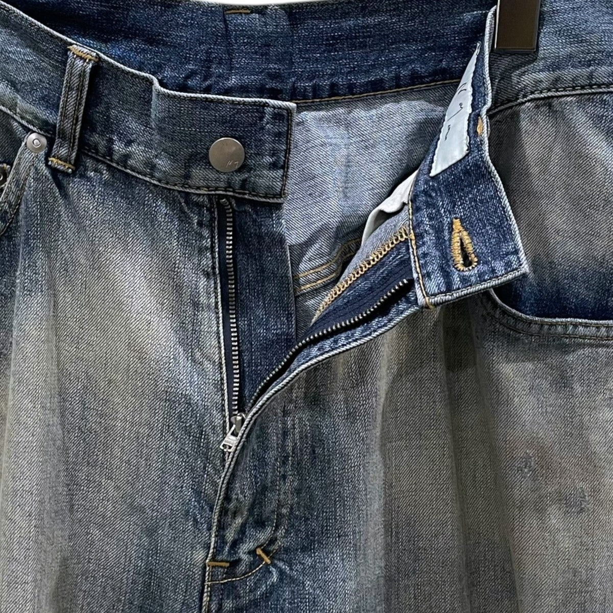 ANCELLM 26SS 加工デニムパンツ #01 MIDTAPERED 5P DENIM PANTS ANC-#01-26SS 古着・中古-3枚目のアイテム画像