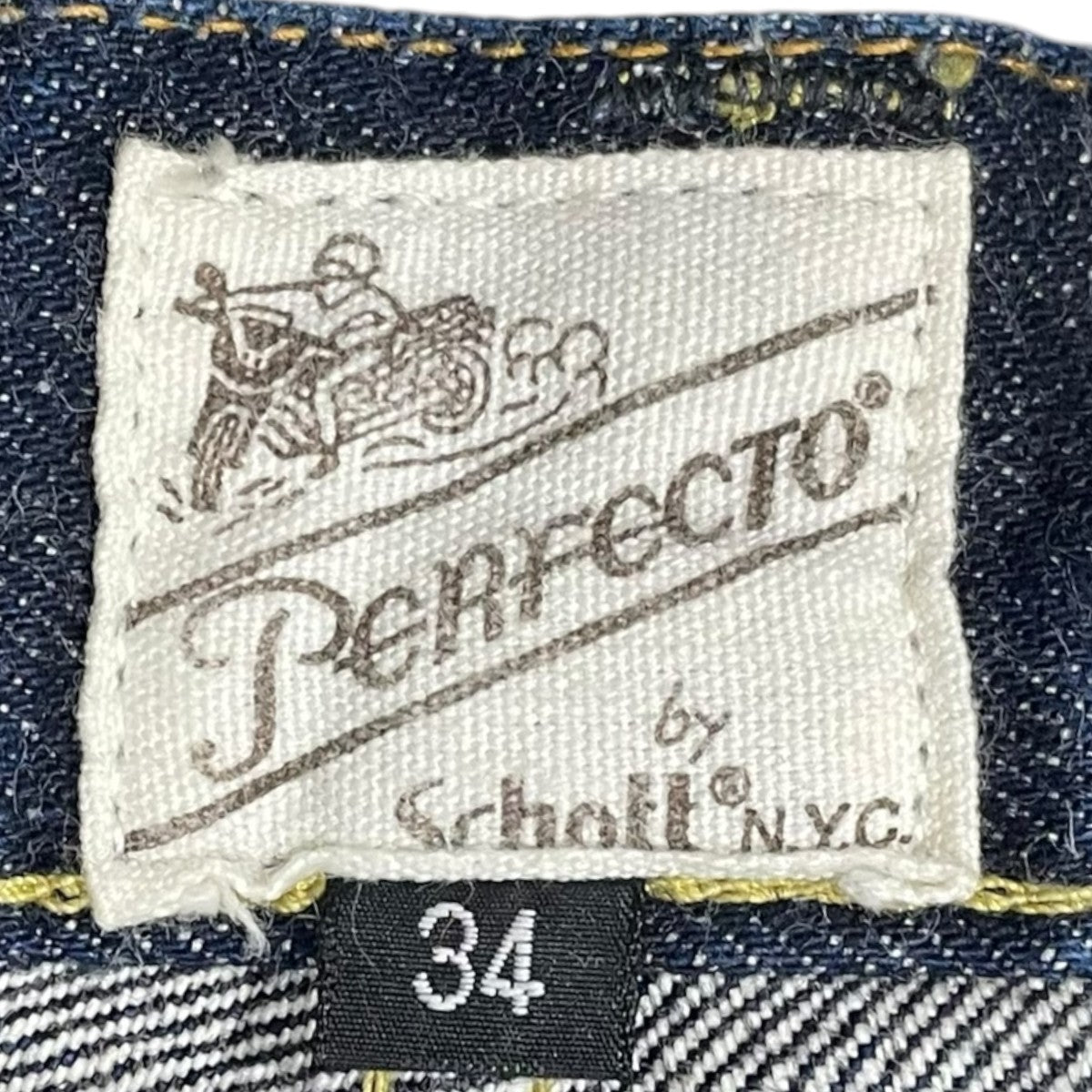 Schott デニムパンツ PERFECTO 16oz JEANS Medium Fit パーフェクトジーンズ ミディアムフィット 3136022 古着・中古-9枚目のアイテム画像