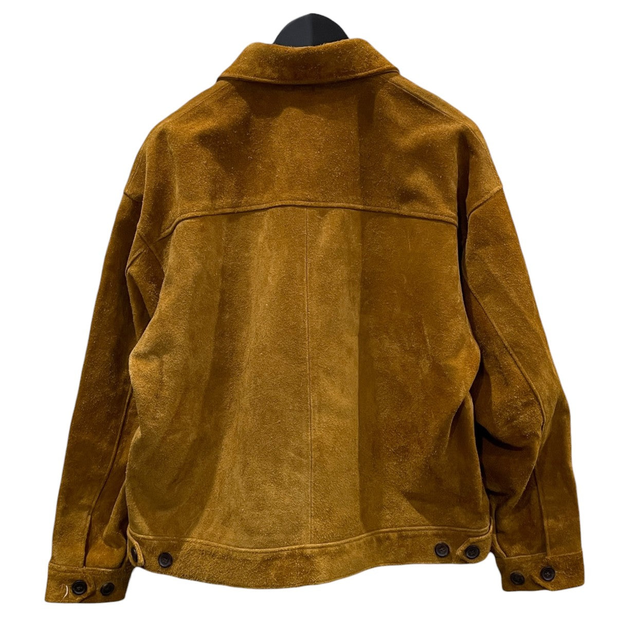 BEAMS 25AW ジップアップレザージャケット Suede Zip Blouson スエードジップブルゾン 11-18-6833-202 古着・中古-2枚目のアイテム画像