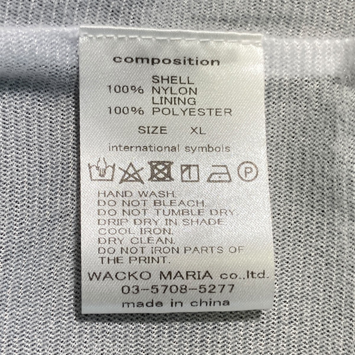 WACKO MARIA 25SSCOACH JACKETコーチジャケット25SSE-WMO-BL05 古着・中古-5枚目のアイテム画像
