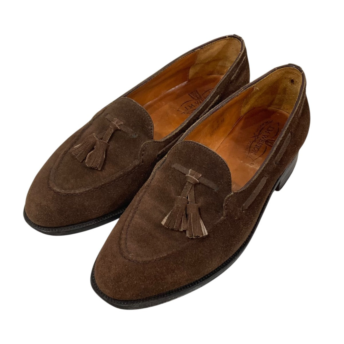 signature loafer brown suedeタッセルローファー022112-58