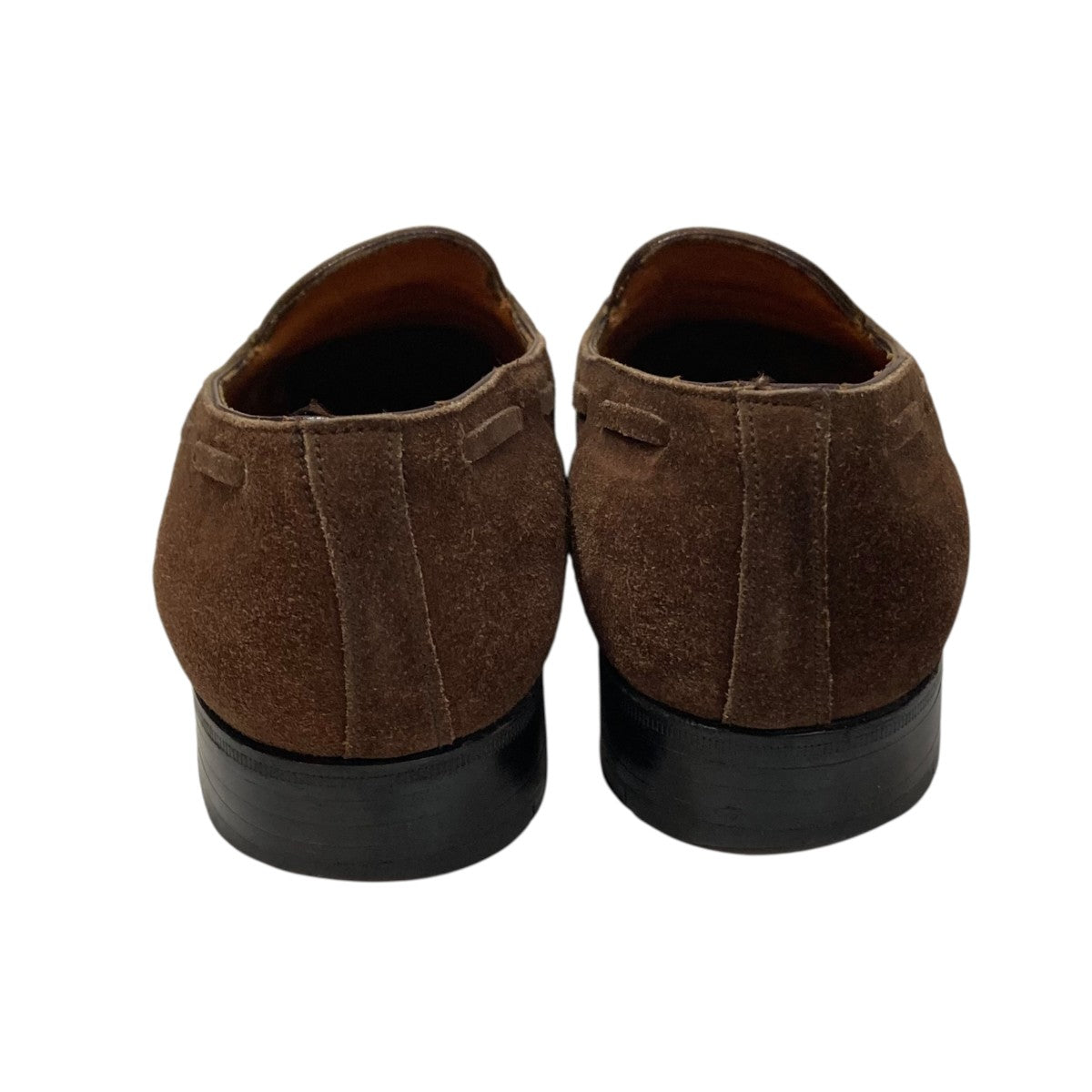 signature loafer brown suedeタッセルローファー022112-58