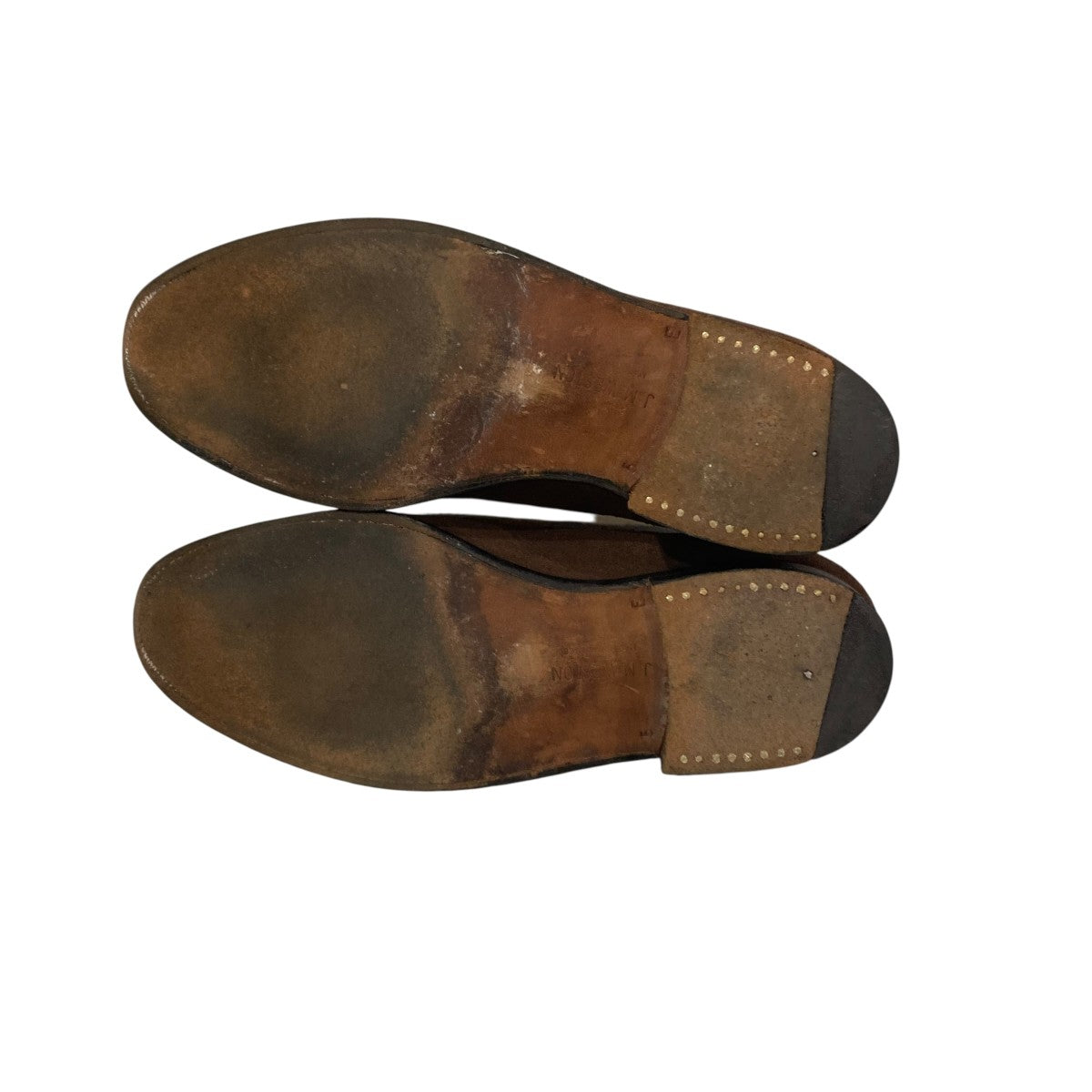 signature loafer brown suedeタッセルローファー022112-58