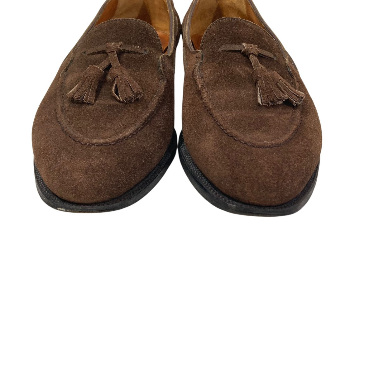 signature loafer brown suedeタッセルローファー022112-58