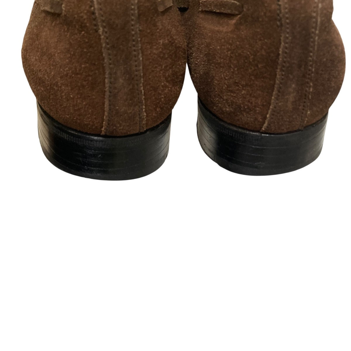signature loafer brown suedeタッセルローファー022112-58