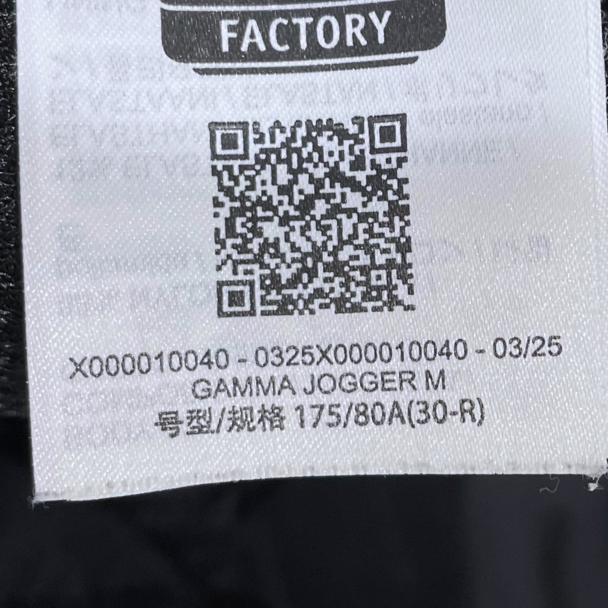 ARC’TERYX イージーパンツ GAMMA JOGGER ガンマ ジョガー X000010040 古着・中古-8枚目のアイテム画像
