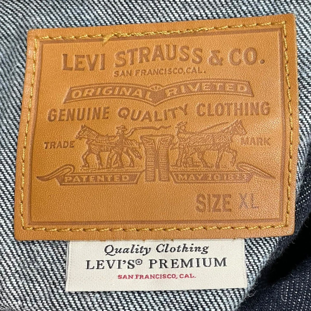 LEVI’S PReMIUM×BIOTOP 24SS デニムジャケット TYPE 2 TRUCKER ME AGAIN EX タイプ 2 トラッカー ミー アゲイン クスクルーシブ A9519-0000 古着・中古-7枚目のアイテム画像