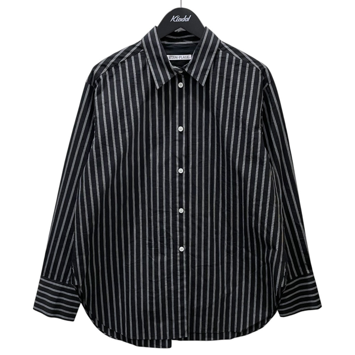 R’IAM 26SS ストライプ柄シャツ R’IAM モノトーンシャツ 26050922600010 古着・中古-1枚目のアイテム画像
