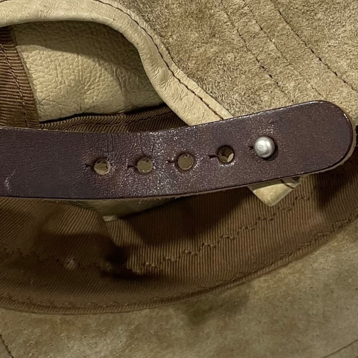 Hender Scheme ピッグスエードキャップ pig jet cap ピッグジェットキャップ is-rc-pjc 古着・中古-7枚目のアイテム画像