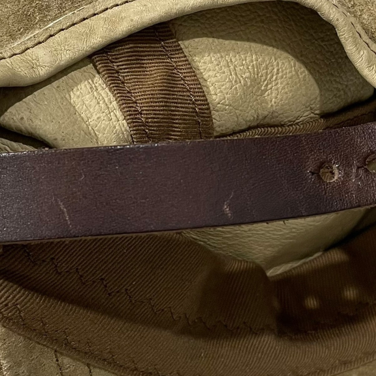 Hender Scheme ピッグスエードキャップ pig jet cap ピッグジェットキャップ is-rc-pjc 古着・中古-8枚目のアイテム画像