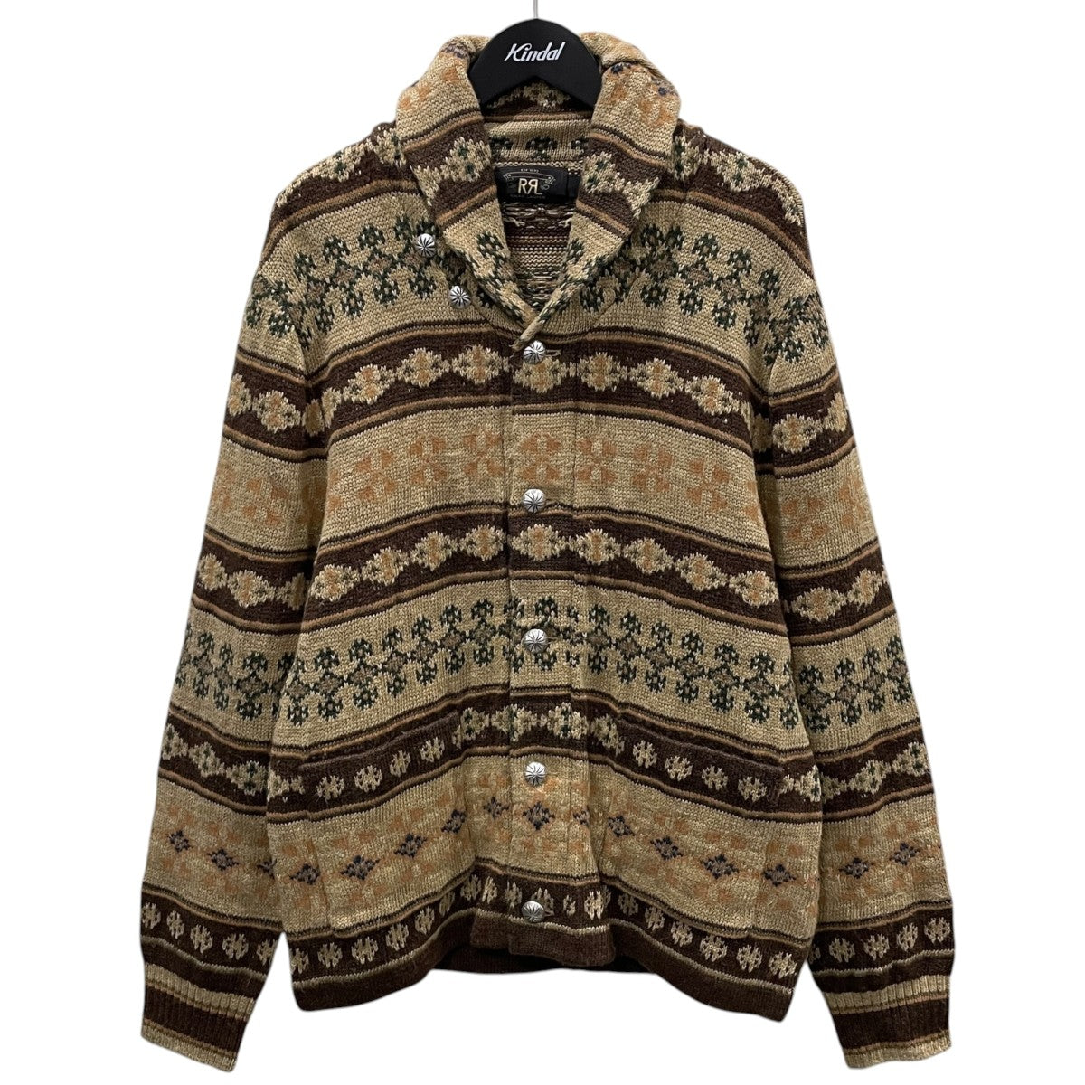 25AW ジャカードニット リネンブレンド カーディガン Jacquard-Knit Linen-Blend Cardigan 782P05179001