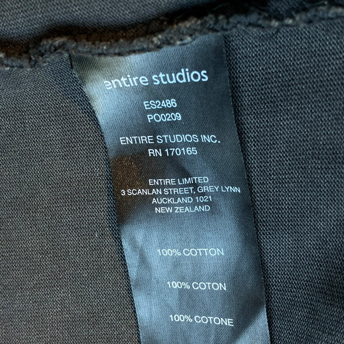 ENTIRE STUDIOS HEAVY LONG SLEEVE TEEロングスリーブTシャツES2486 古着・中古-6枚目のアイテム画像