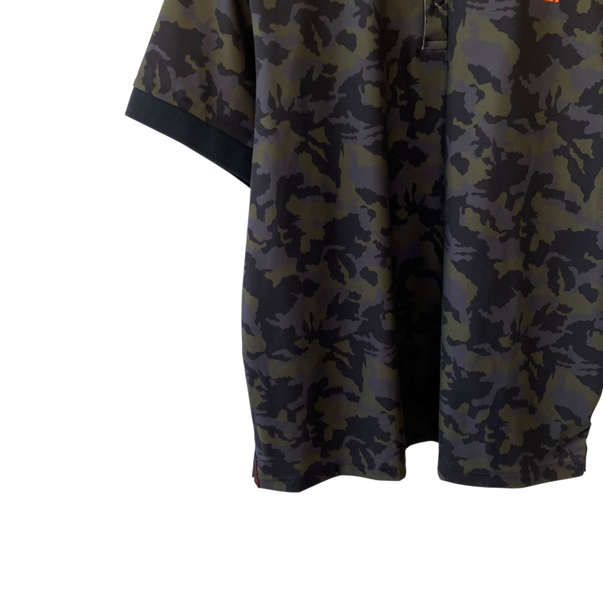 BRIEFING×WIND AND SEA POLO CAMOカモフラージュ柄ポロシャツBGW261M13 古着・中古-4枚目のアイテム画像