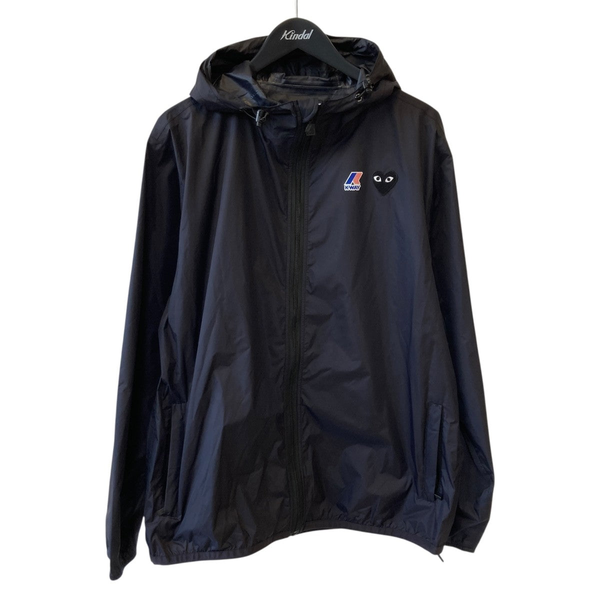 PLAY COMME des GARCONS×K-WAY HOODIE FULL ZIP PARKAマウンテンパーカー 古着・中古-1枚目のアイテム画像