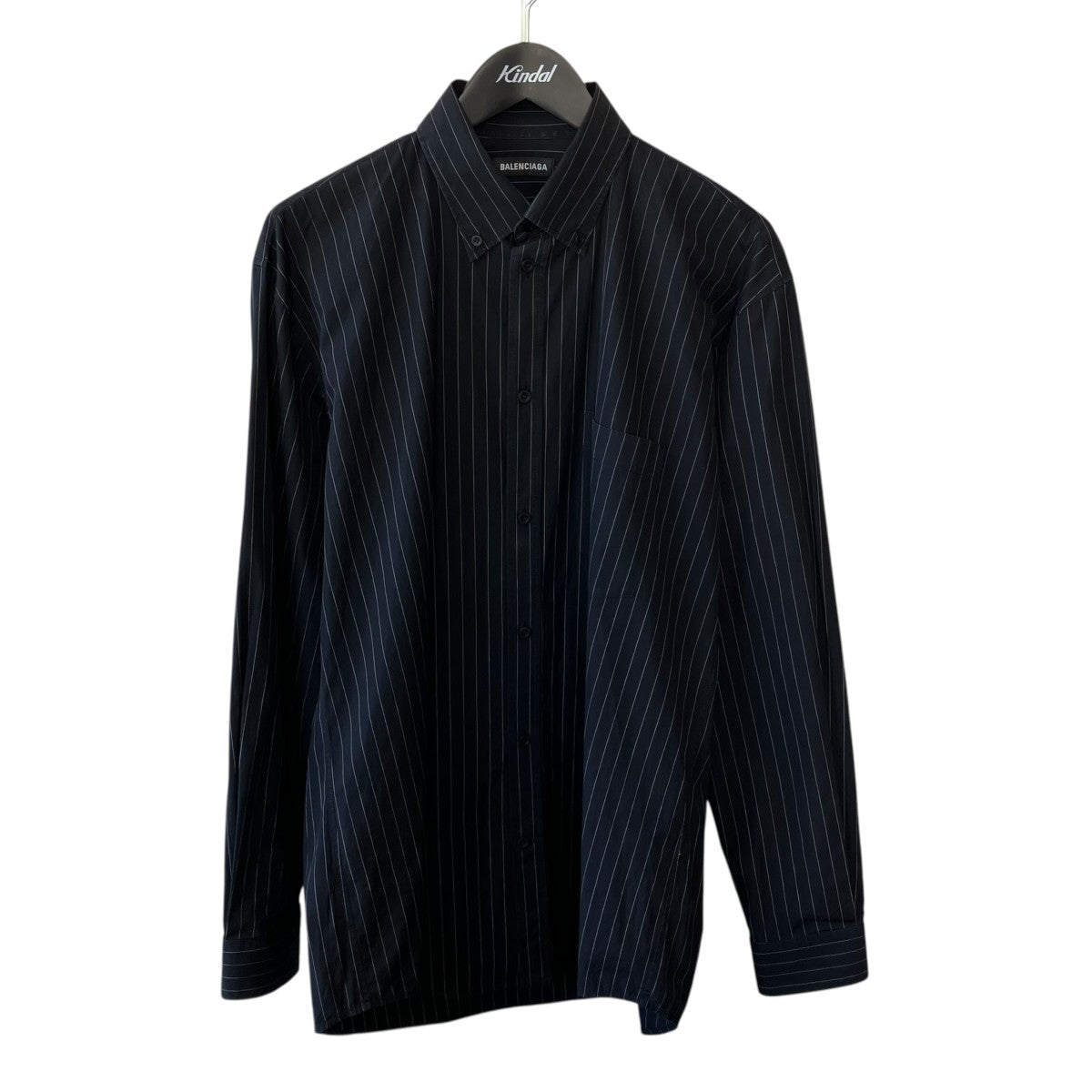 BALENCIAGA ストライプシャツ621924 TIM04 古着・中古-1枚目のアイテム画像
