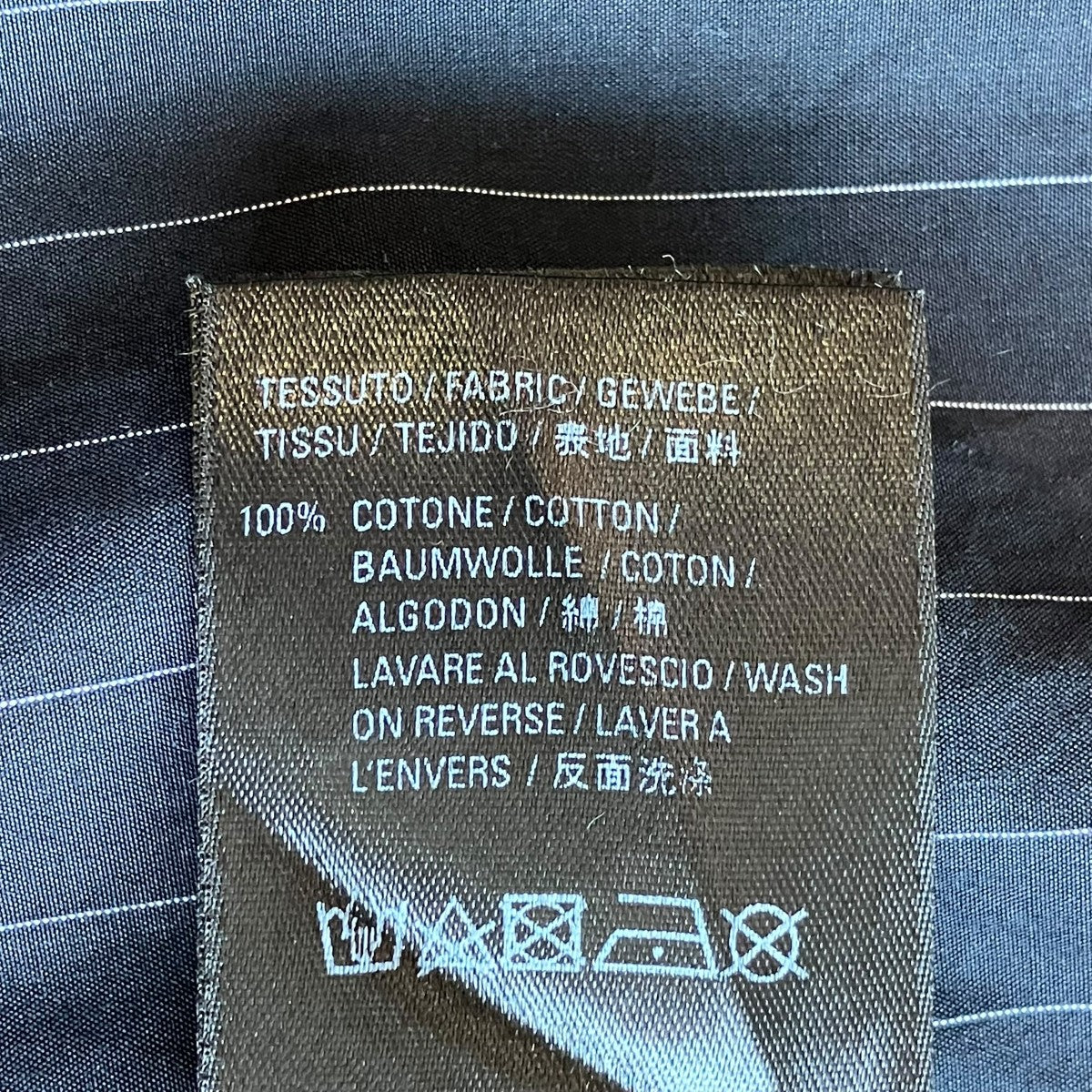 BALENCIAGA ストライプシャツ621924 TIM04 古着・中古-6枚目のアイテム画像