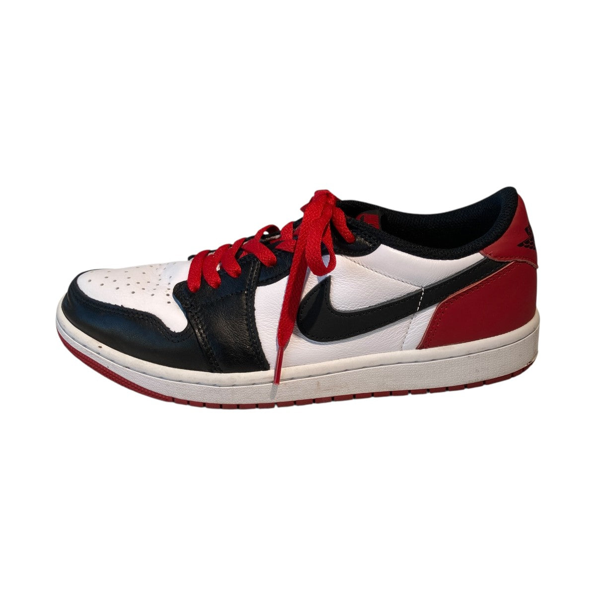 Air Jordan 1 Retro Low OG Black ToeローカットスニーカーCZ0790-106