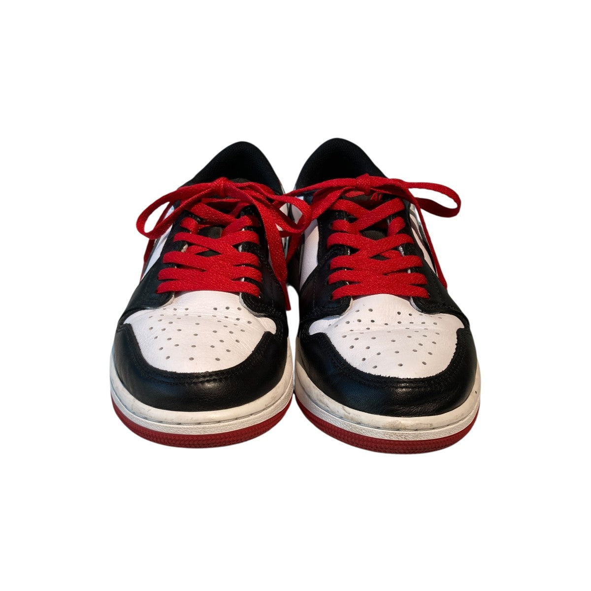 Air Jordan 1 Retro Low OG Black ToeローカットスニーカーCZ0790-106