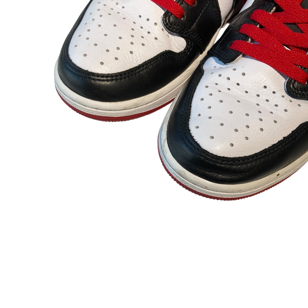 Air Jordan 1 Retro Low OG Black ToeローカットスニーカーCZ0790-106