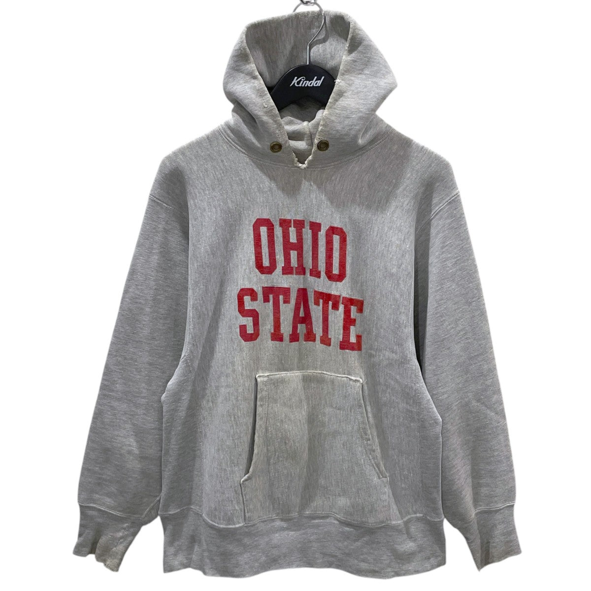 70s カレッジプルオーバーパーカー OHIO STATE オハイオ州立大学 REVERSE WEAVE リバースウィーブ