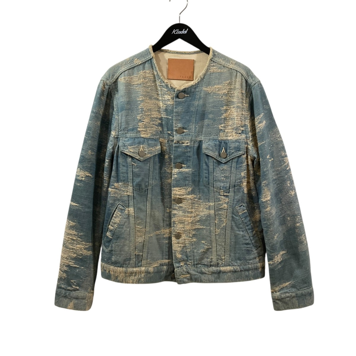 TWEED RIDERS JACKETノーカラージャケットTA22AW-JK012
