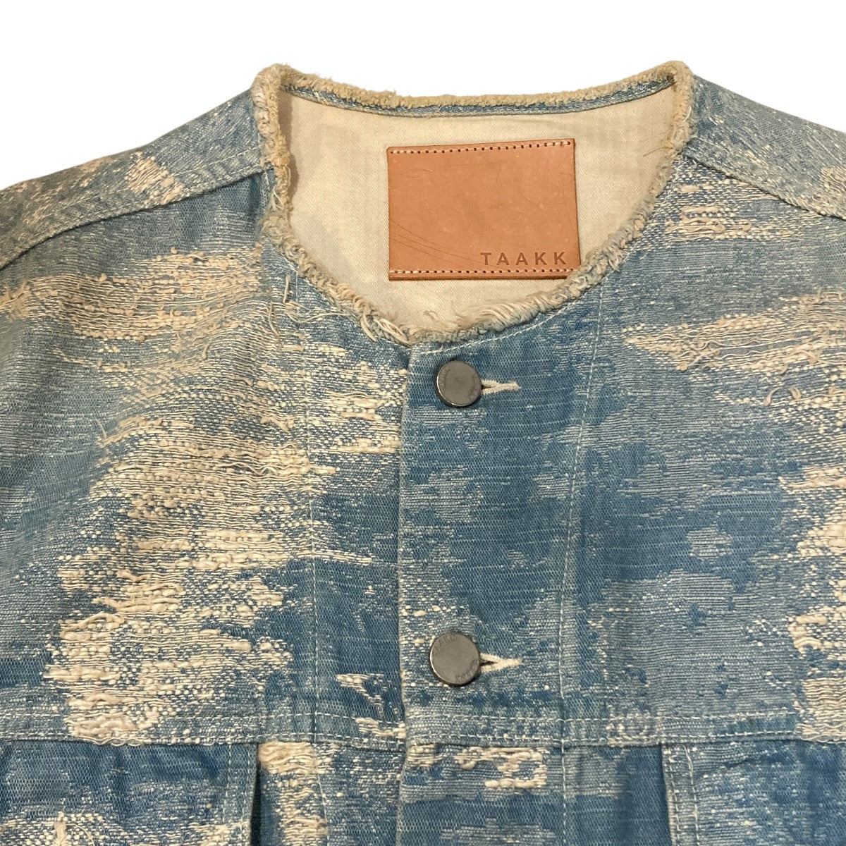 TWEED RIDERS JACKETノーカラージャケットTA22AW-JK012