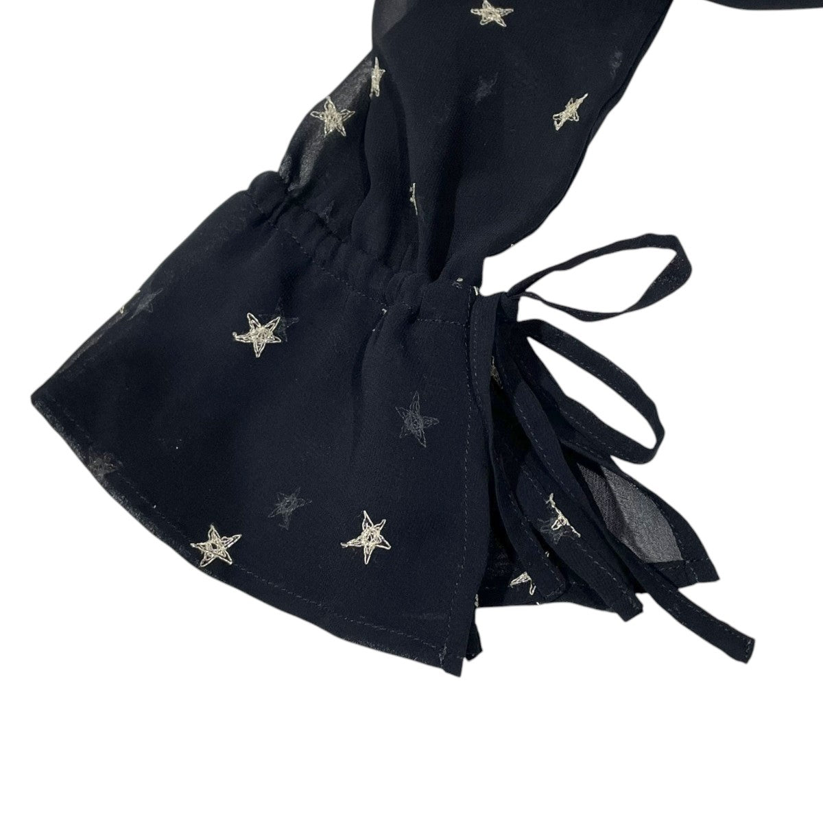 BLANK 星刺繍シアーシャツ STAR EMBROIDERY SHEER SHIRT スターエンブロイダリー シアーシャツ 025001002001001002 古着・中古-4枚目のアイテム画像