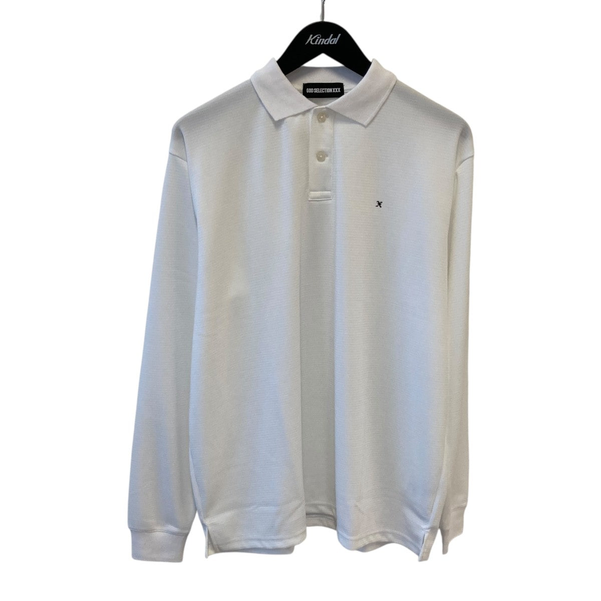 GOD SELECTION XXX LONG SLEEVE POLO SHIRTポロシャツGX-S24-LPL-01 古着・中古-1枚目のアイテム画像
