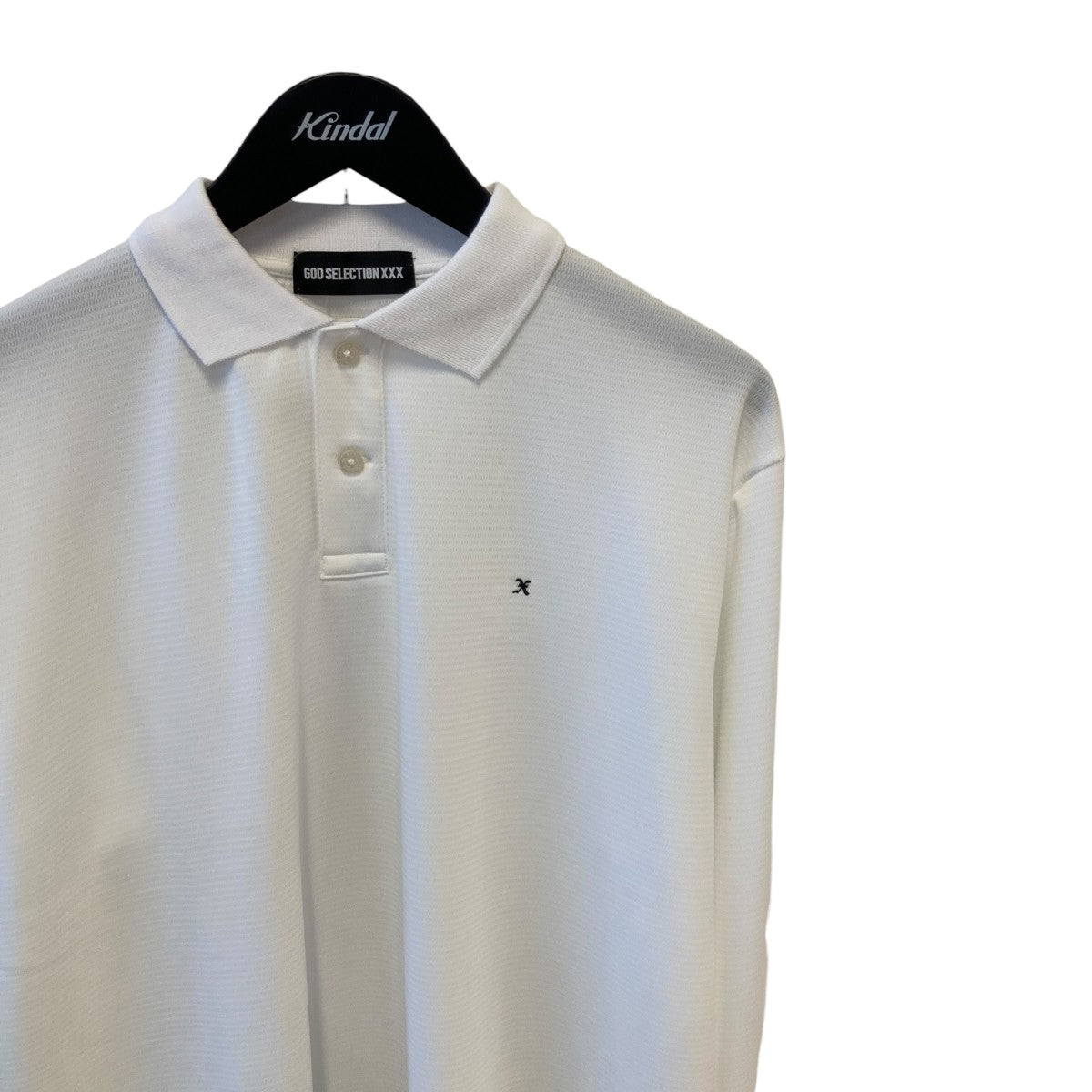 GOD SELECTION XXX LONG SLEEVE POLO SHIRTポロシャツGX-S24-LPL-01 古着・中古-3枚目のアイテム画像