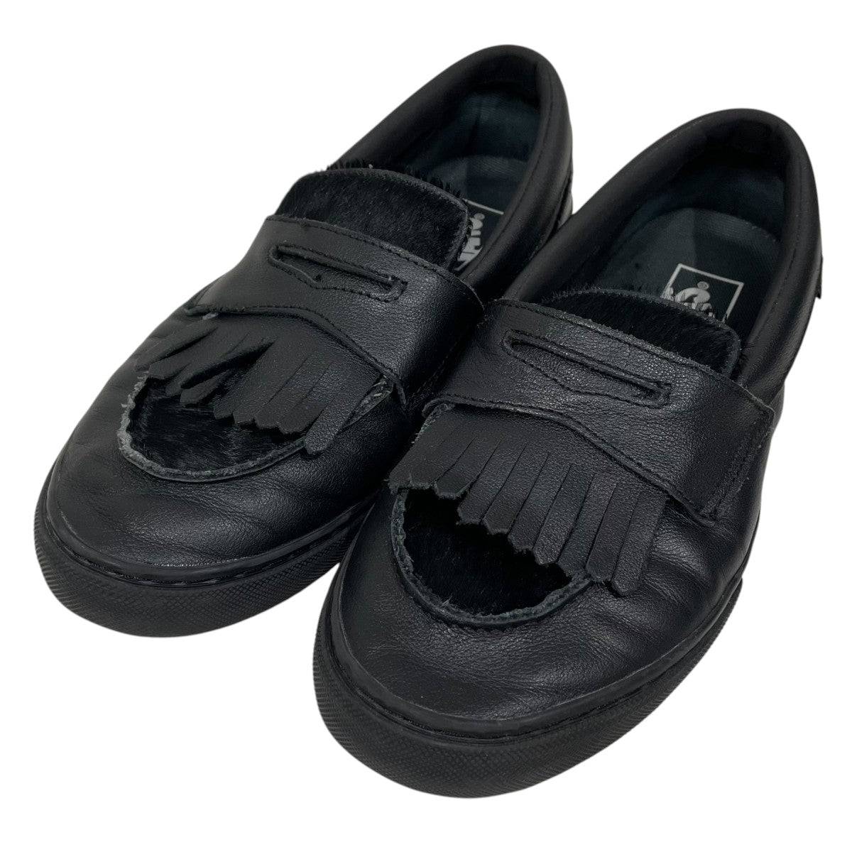 VANS スニーカーソール レザー ハラコ ローファー LOAFERS V196CF HL 古着・中古-1枚目のアイテム画像